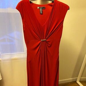 Red Floor Length Gown